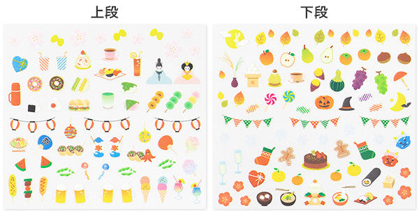 Midori Planner Stickers- Seasonal Foods