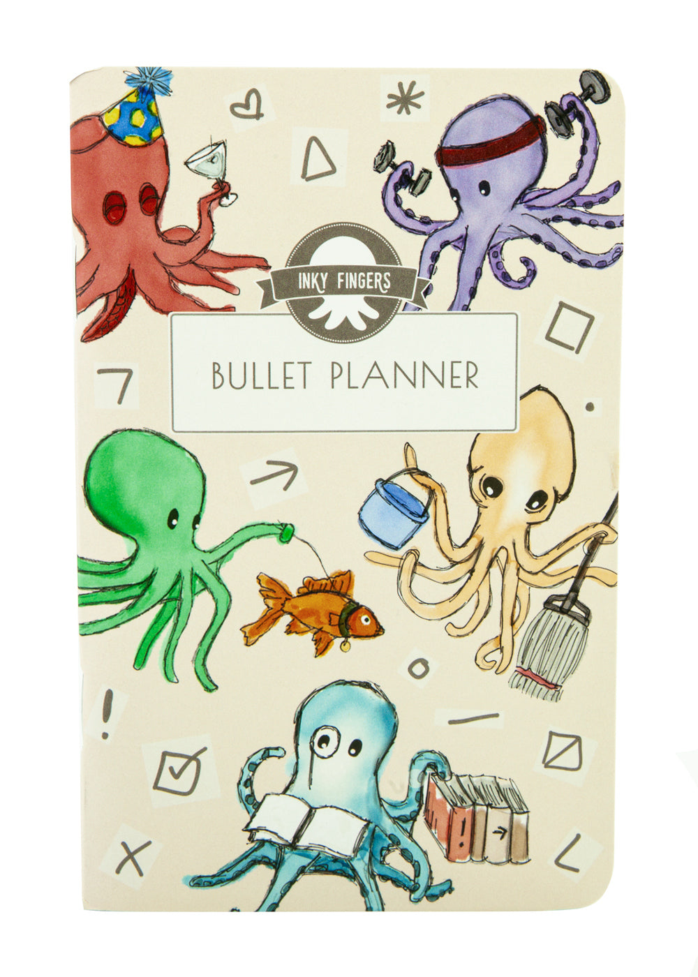 Inky Fingers Pocket Bullet Planner Notebook