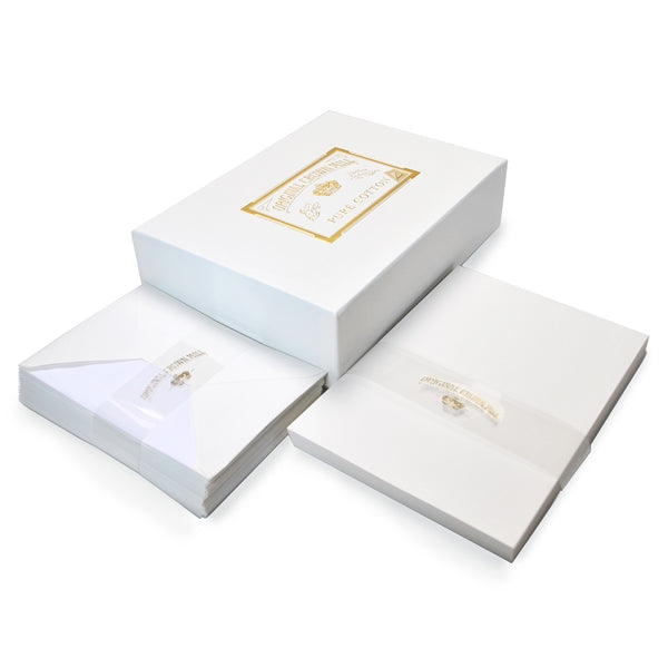 Original Crown Mill Pure Cotton Correspondence Presentation Box- 5.75"x8.25"