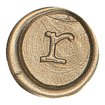 Global Solutions Metal Wax Seal Scroll Handle "Typewriter" Letters