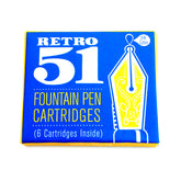 Retro 1951 Blue Fountain Pen Cartridge