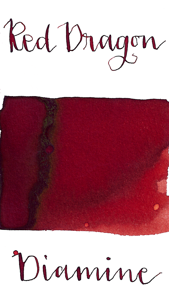 Inchiostro Diamine Red Dragon 80 Ml - Per Penne Stilografiche, Colore Rosso Intenso - Foto 10