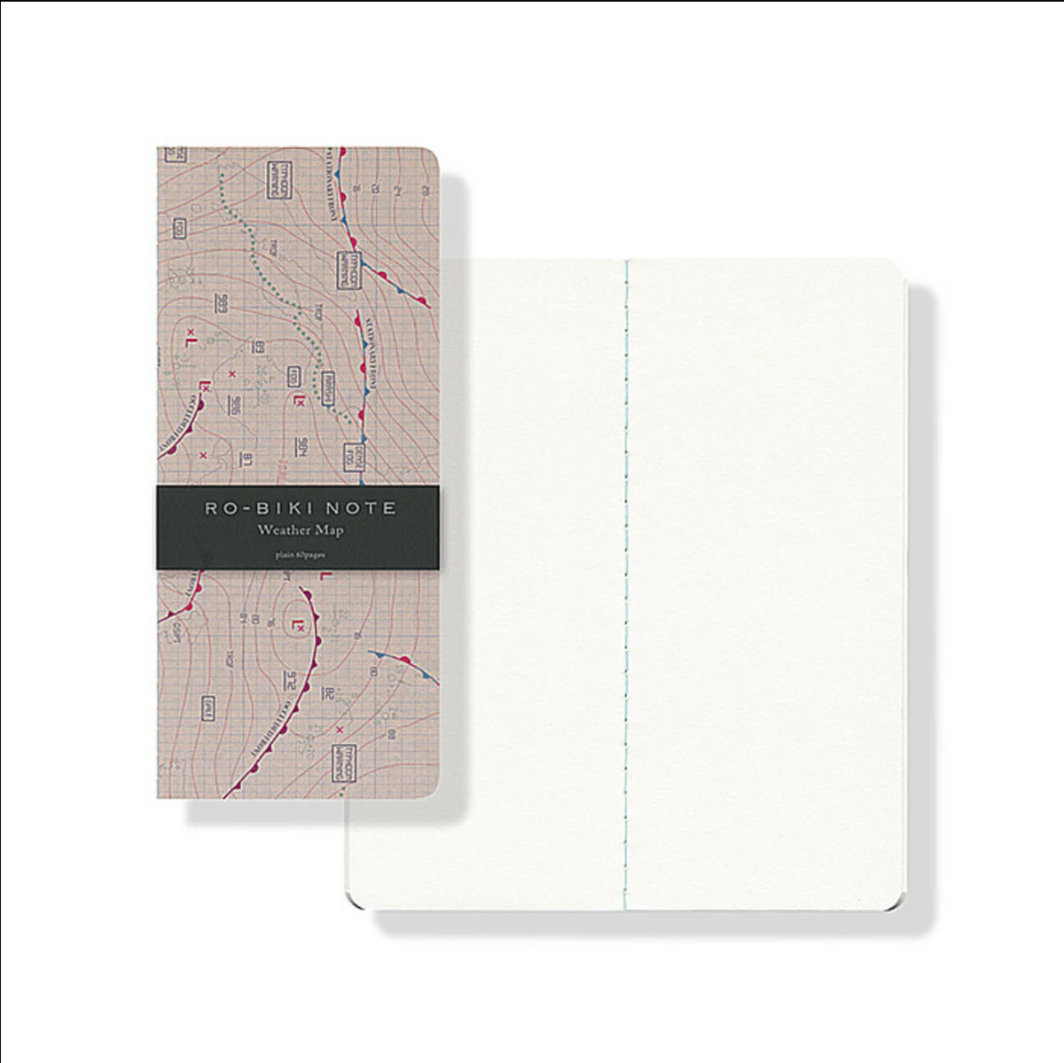 Yamamoto Paper Ro-Biki Note Weather Map- Blank