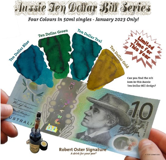 Robert Oster Aussie Ten Dollar Blue
