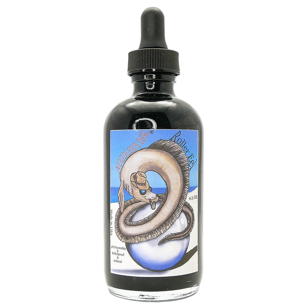 Noodler's Roller Eel Black w/Charlie Rollerball Pen