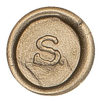 Global Solutions Metal Wax Seal Scroll Handle "Typewriter" Letters