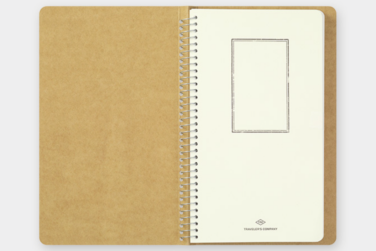 TRAVELER'S COMPANY A5 Slim Spiral Ring Notebook - Blank
