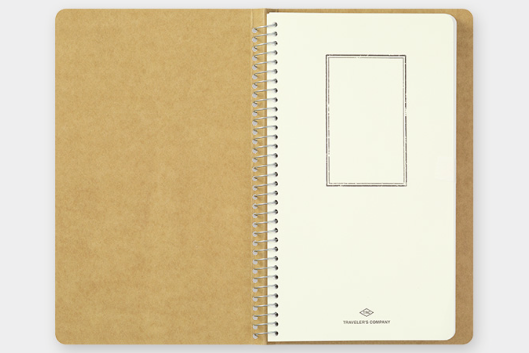 TRAVELER'S COMPANY A5 Slim Spiral Ring Notebook - Blank