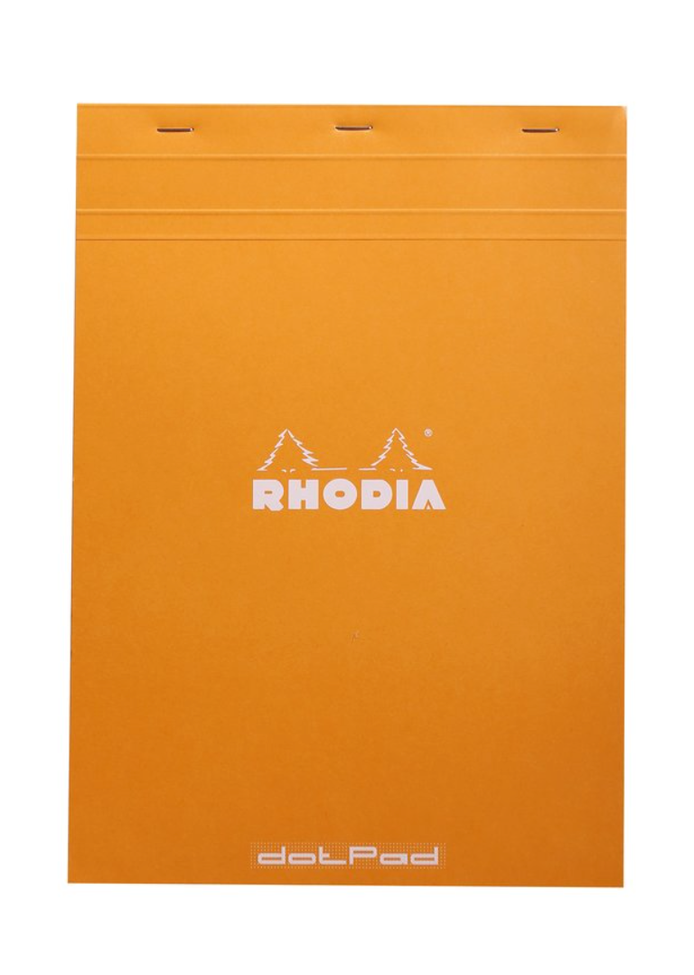 Rhodia #18 Classic Staplebound Notebook - Orange