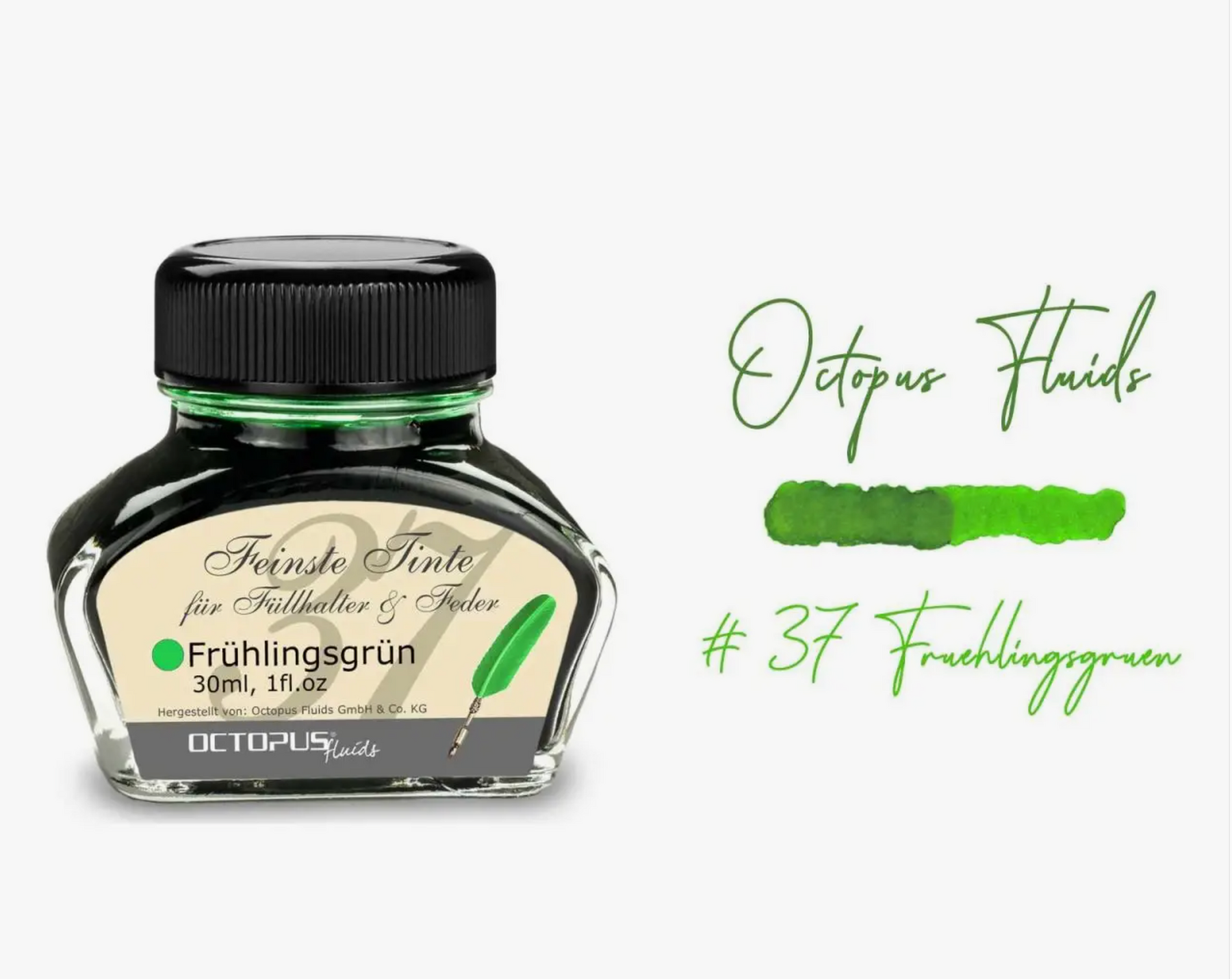 Octopus Fruhlingsgrun (Spring Green) Writing Ink