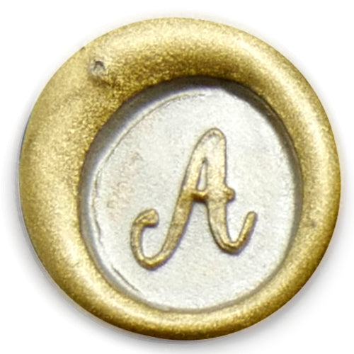 Global Solutions Metal Wax Seal Scroll Handle "Swirl" Letters