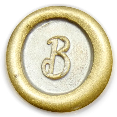 Global Solutions Metal Wax Seal Scroll Handle "Swirl" Letters