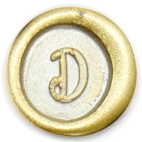 Global Solutions Metal Wax Seal Scroll Handle "Swirl" Letters