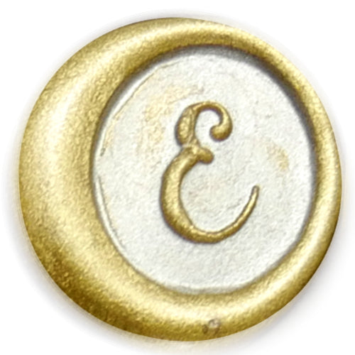 Global Solutions Metal Wax Seal Scroll Handle "Swirl" Letters