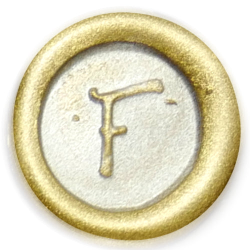 Global Solutions Metal Wax Seal Scroll Handle "Swirl" Letters