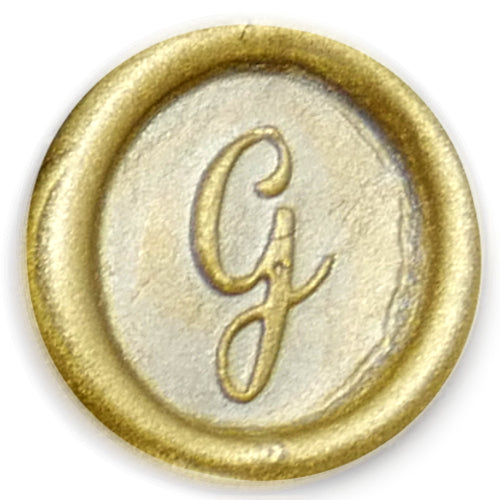 Global Solutions Metal Wax Seal Scroll Handle "Swirl" Letters