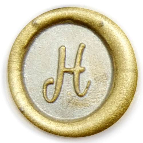 Global Solutions Metal Wax Seal Scroll Handle "Swirl" Letters