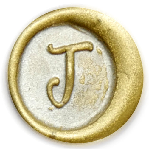 Global Solutions Metal Wax Seal Scroll Handle "Swirl" Letters