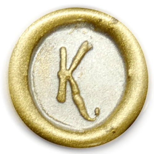 Global Solutions Metal Wax Seal Scroll Handle "Swirl" Letters