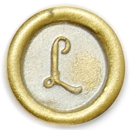 Global Solutions Metal Wax Seal Scroll Handle "Swirl" Letters