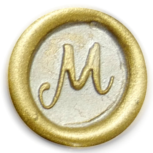 Global Solutions Metal Wax Seal Scroll Handle "Swirl" Letters