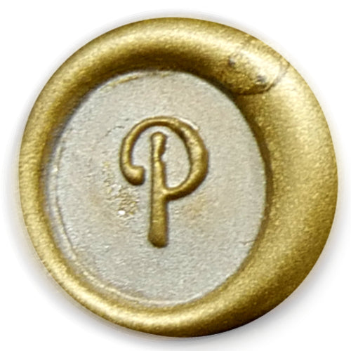 Global Solutions Metal Wax Seal Scroll Handle "Swirl" Letters