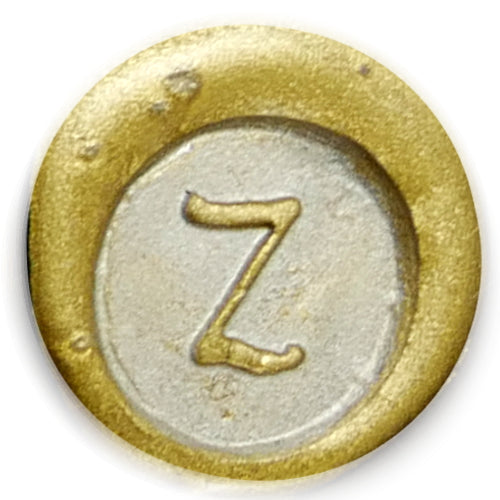 Global Solutions Metal Wax Seal Scroll Handle "Swirl" Letters