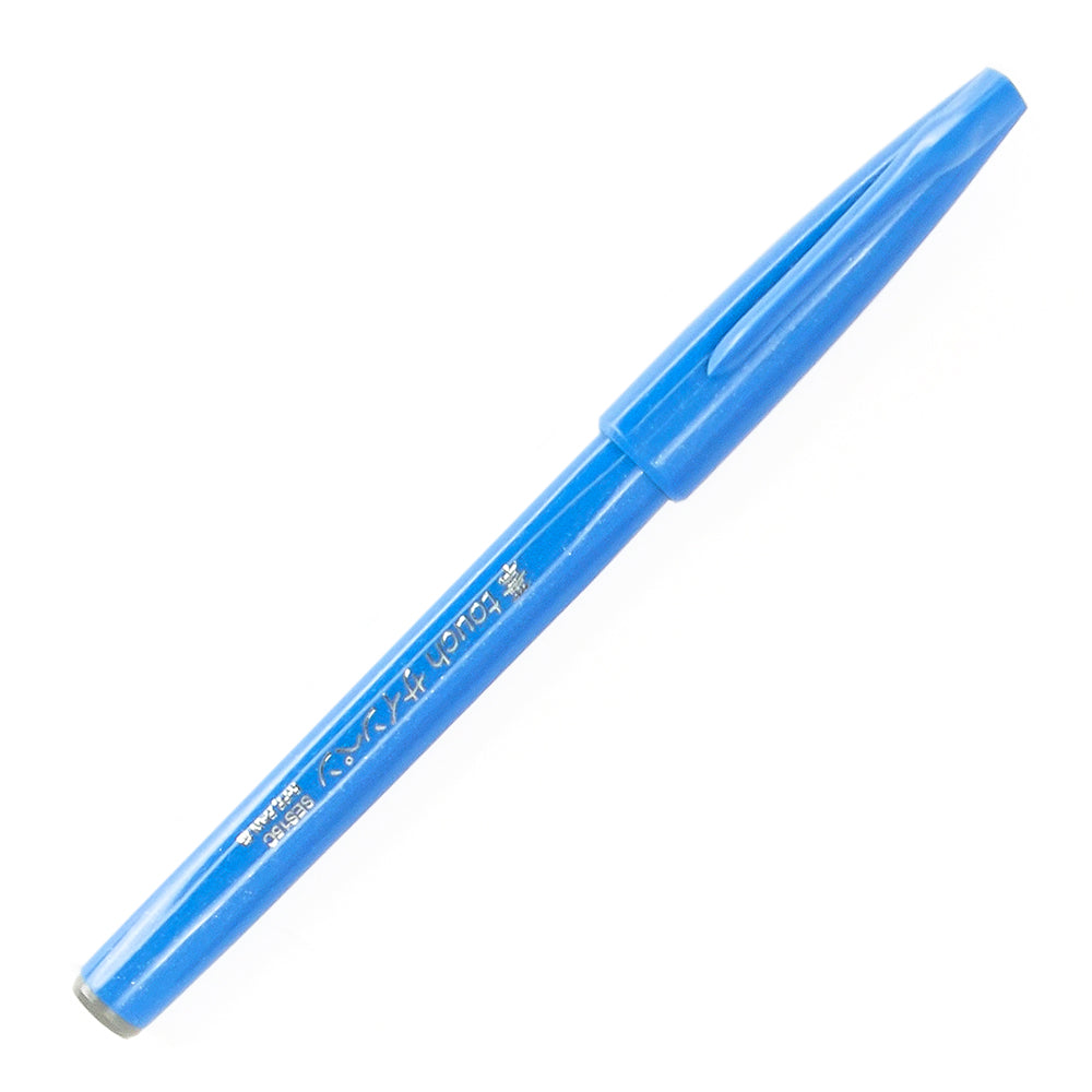 Pentel Touch Brush Sign Pen Blue
