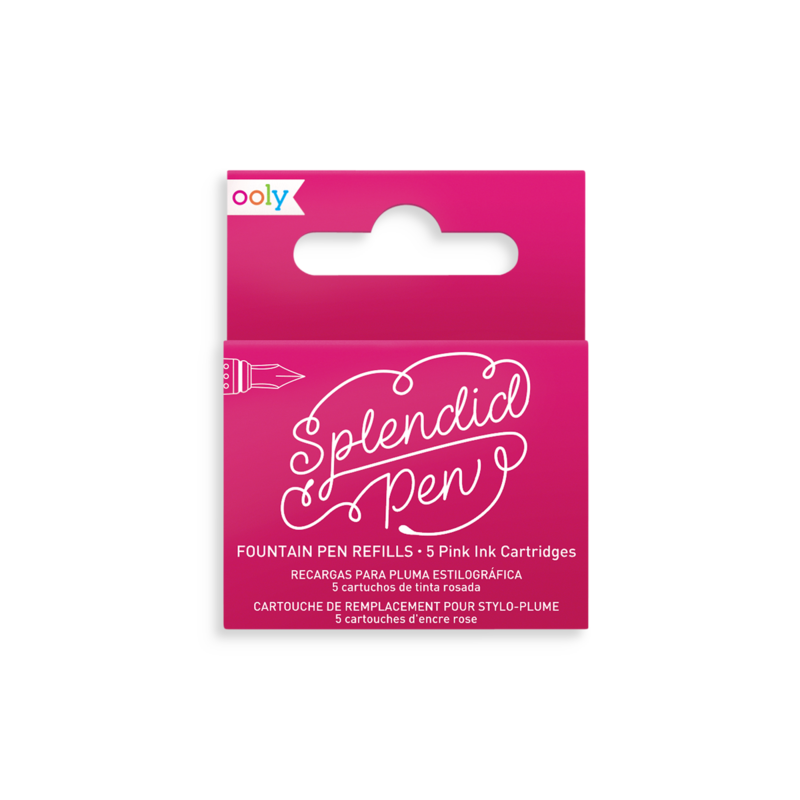Ooly Splendid Fountain Pen Pink Cartridges