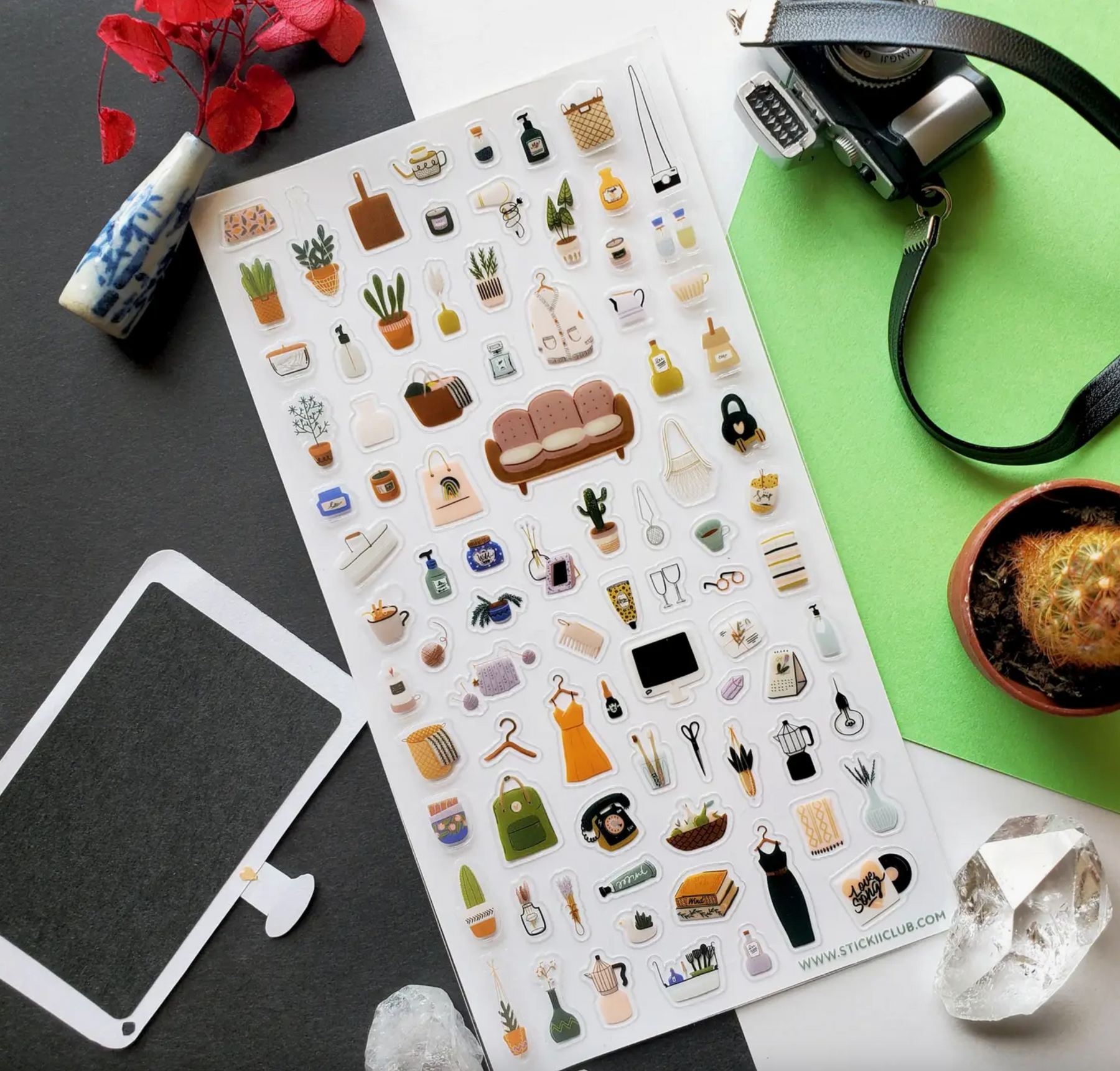 STICKII Sticker Sheet - Self Care Favorites