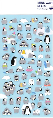 Mind Wave Stickers- Penguins