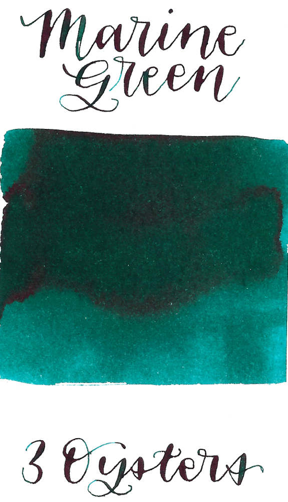3Oysters Ink - Special Edition Marine Green