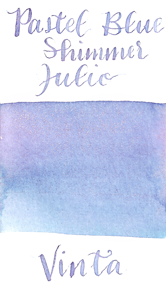 Vinta Inks - Pastel Blue Shimmer - Julio 1991