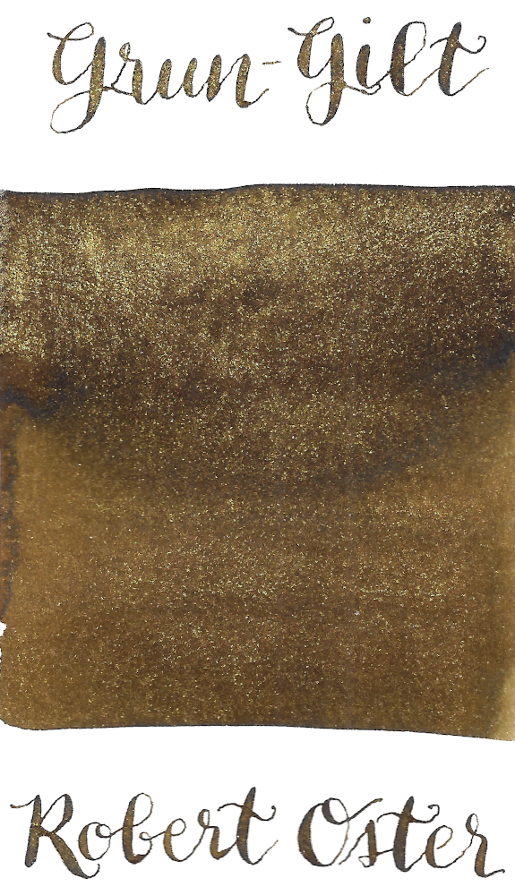 Robert Oster Shake & Shimmer Grün Gilt