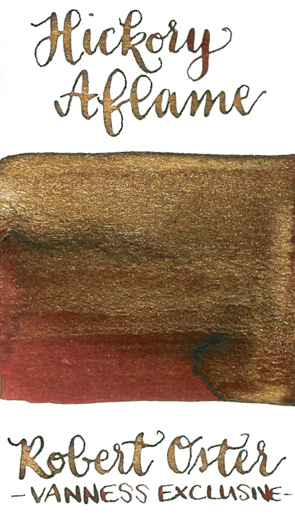 Robert Oster Vanness Exclusive Shake & Shimmer Hickory Aflame