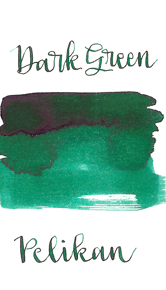 Pelikan 4001 Dunkelgrün/Dark Green Ink