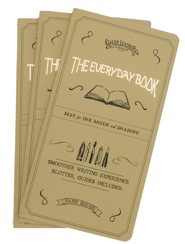Galen Leather Co. The Everyday Book Tomoe River Paper - Set of 3 - Traveler's Size