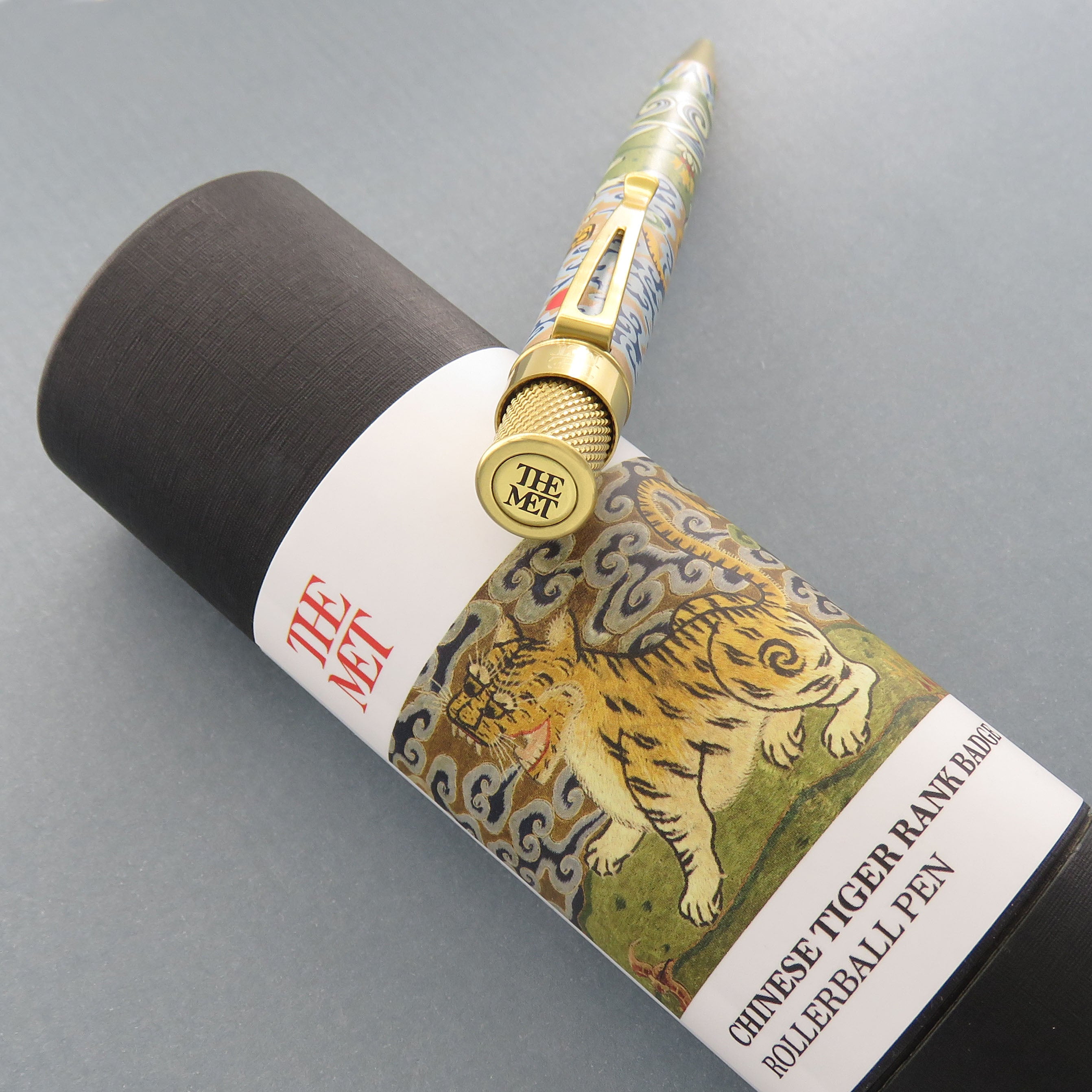 Retro 1951 " The MET " Chinese Tiger Rank Badge - Rollerball