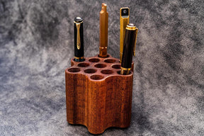 Galen Leather Co. ToolComb Wooden Pen and Brush Holder- Mahogany