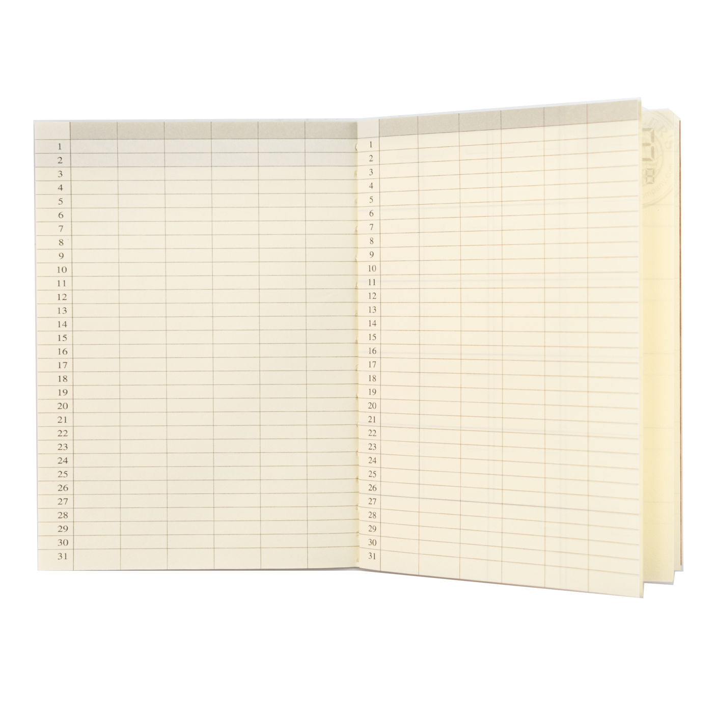 TRAVELER'S COMPANY 006 Passport Sized Refill - Free Diary (Monthly)