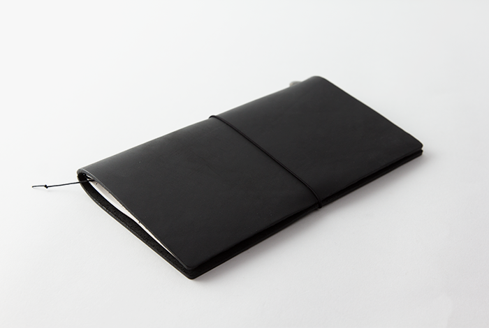 TRAVELER'S COMPANY Regular Sized Leather Notebook Kit - Black