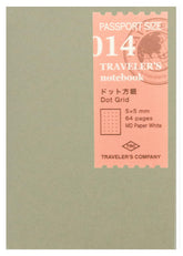 Traveler's Company 014 Passport Sized Refill - Dot Grid