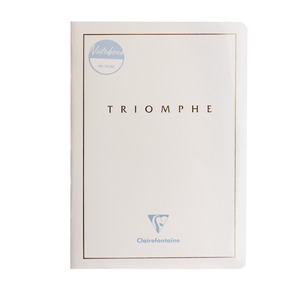 Clairefontaine Triomphe A5 Uni/Blank Notebook - White