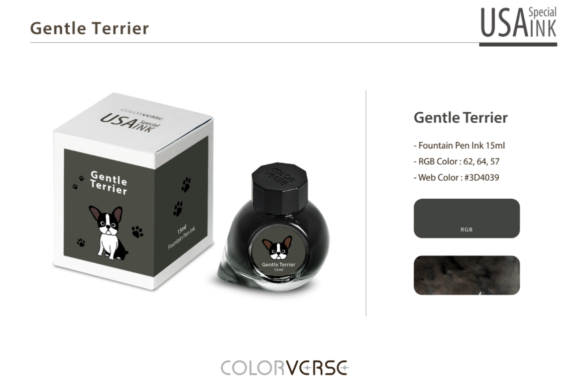 Colorverse USA Special Series Ink- Massachusetts - Gentle Terrier