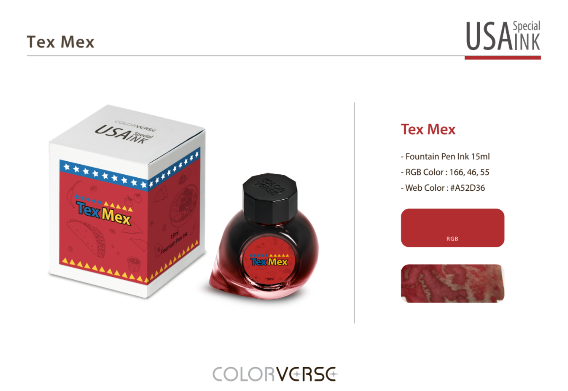Colorverse USA Special Series Ink- Texas - Tex Mex