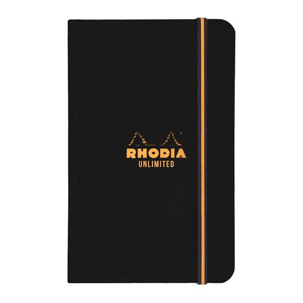 Rhodia Unlimited Pocket Notebook 3.5 x 5.5 Black