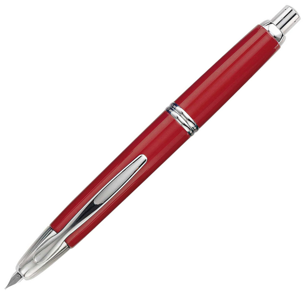 Pilot Vanishing Point Red with Rhodium Trim