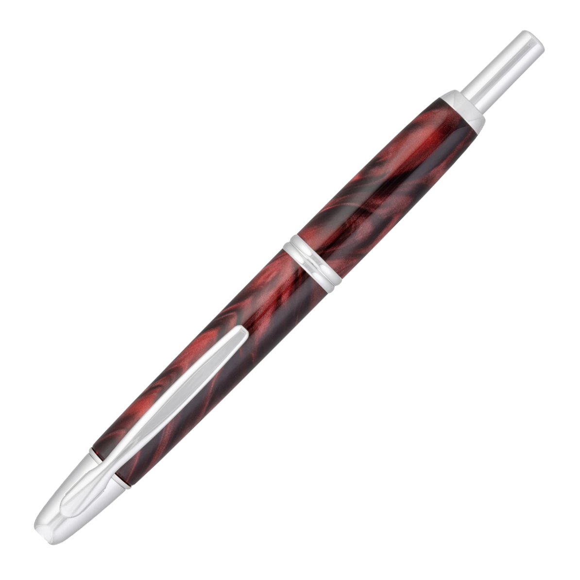 Pilot Vanishing Point SE Marble Red with Rhodium Trim