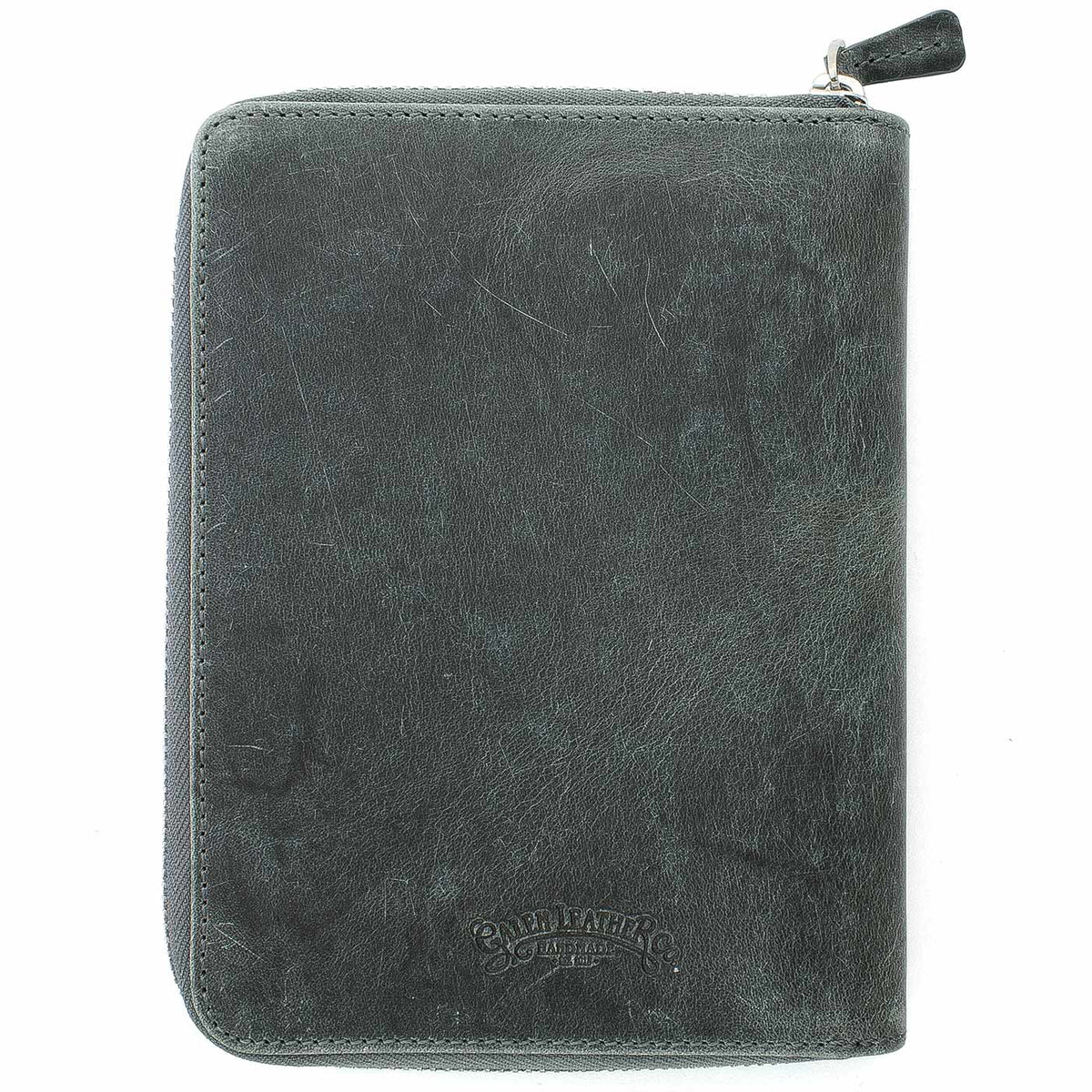 Galen Leather Co. Zippered 5 Slot Pen Case - Crazy Horse Smoky