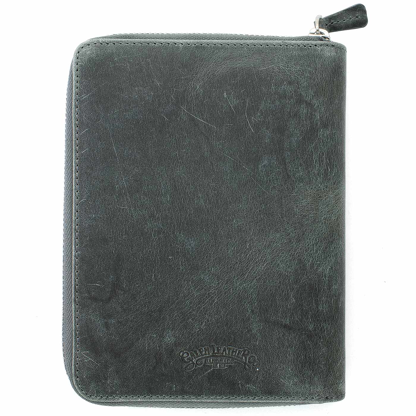 Galen Leather Co. Zippered 5 Slot Pen Case - Crazy Horse Smoky